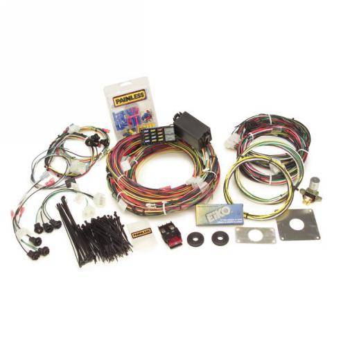 64 - 66 Mustang Complete Painless Wire Harness painless wiring harness 1993 mustang chassis 