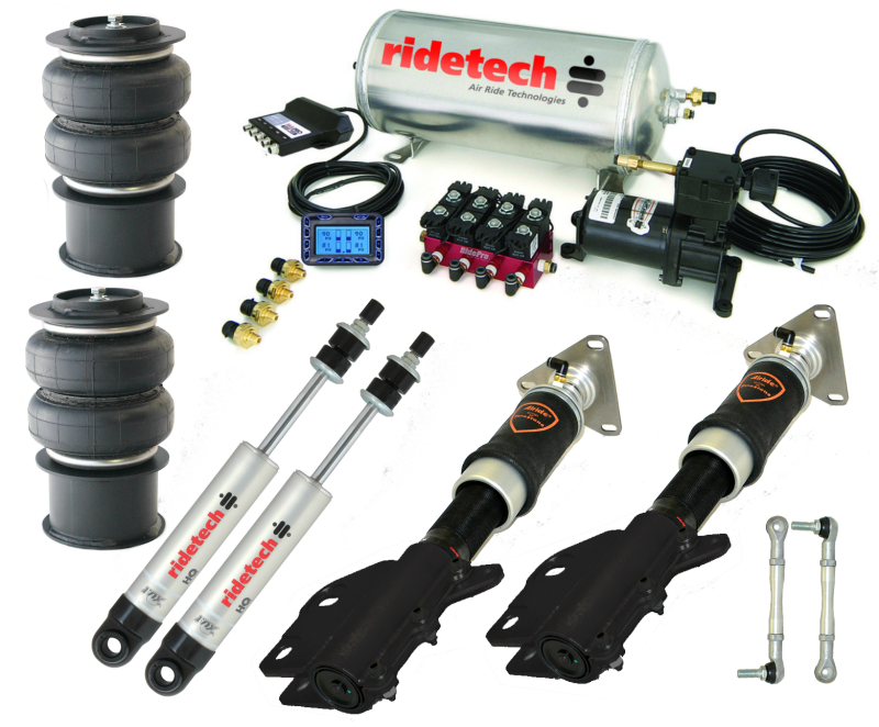 2015 16 Mustang Ridetech Air Ride Suspension System, Level 2