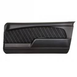 TMI Products - 67 - 68 Mustang Sport R Door Panels-Premium Vinyl/Black/Black