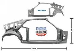 Dynacorn | Mustang Parts - 69 Mustang Fastback Quarter and Door Frame RH