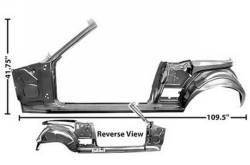 Dynacorn | Mustang Parts - 67 - 68 Mustang Convertible Quarter/Door Frame LH