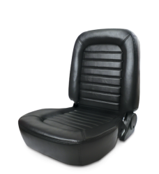 Procar - Mustang ProCar Classic Lowback Seat WITHOUT Headrest, Black Vinyl, Right