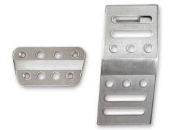 Drake Muscle Cars - 05 - 12 Mustang Billet Pedal Covers Auto Trans.