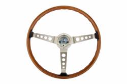 Scott Drake - 1967 Shelby GT350/GT500 Corso Feroce CS500 Wood Rim Steering Wheel, 3 Spoke