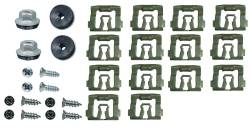 AMK Products - Bolts and Hardware - 65-68 Mustang Convertible Front Windshield Hardware Kit