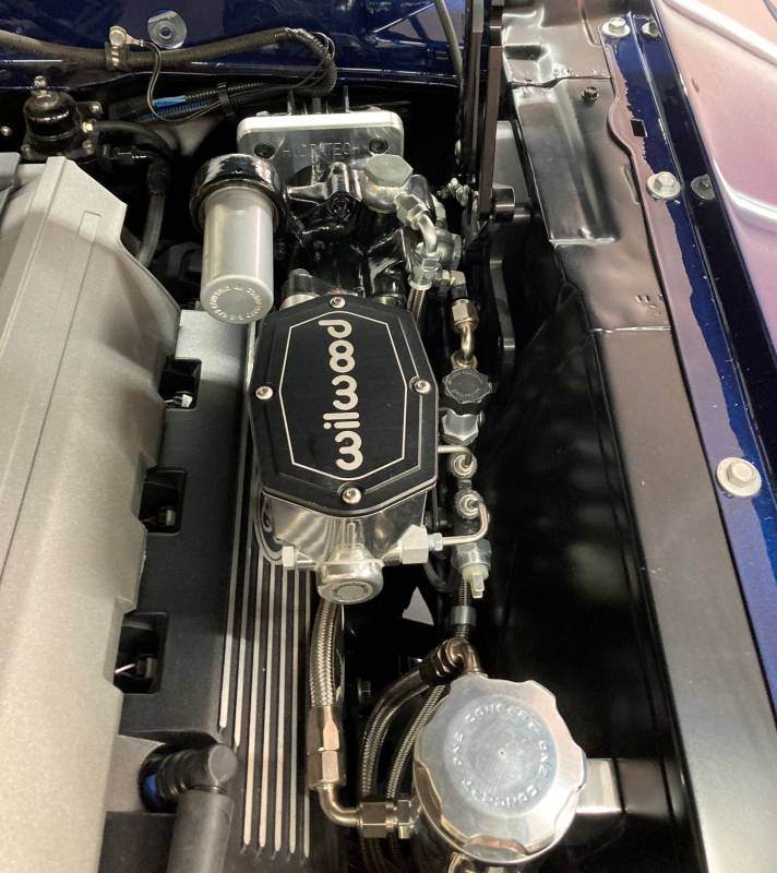 Hydroboost Unit Installed in Classic Mustang, Closeup Image in Engine Bay