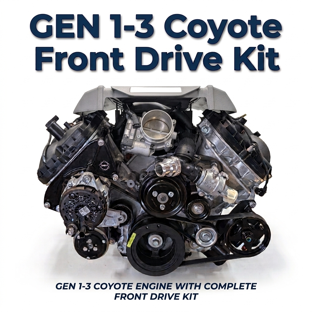 5.0 Coyote Engine Swap Front Drive Kit for Gen 1 -3 Engines