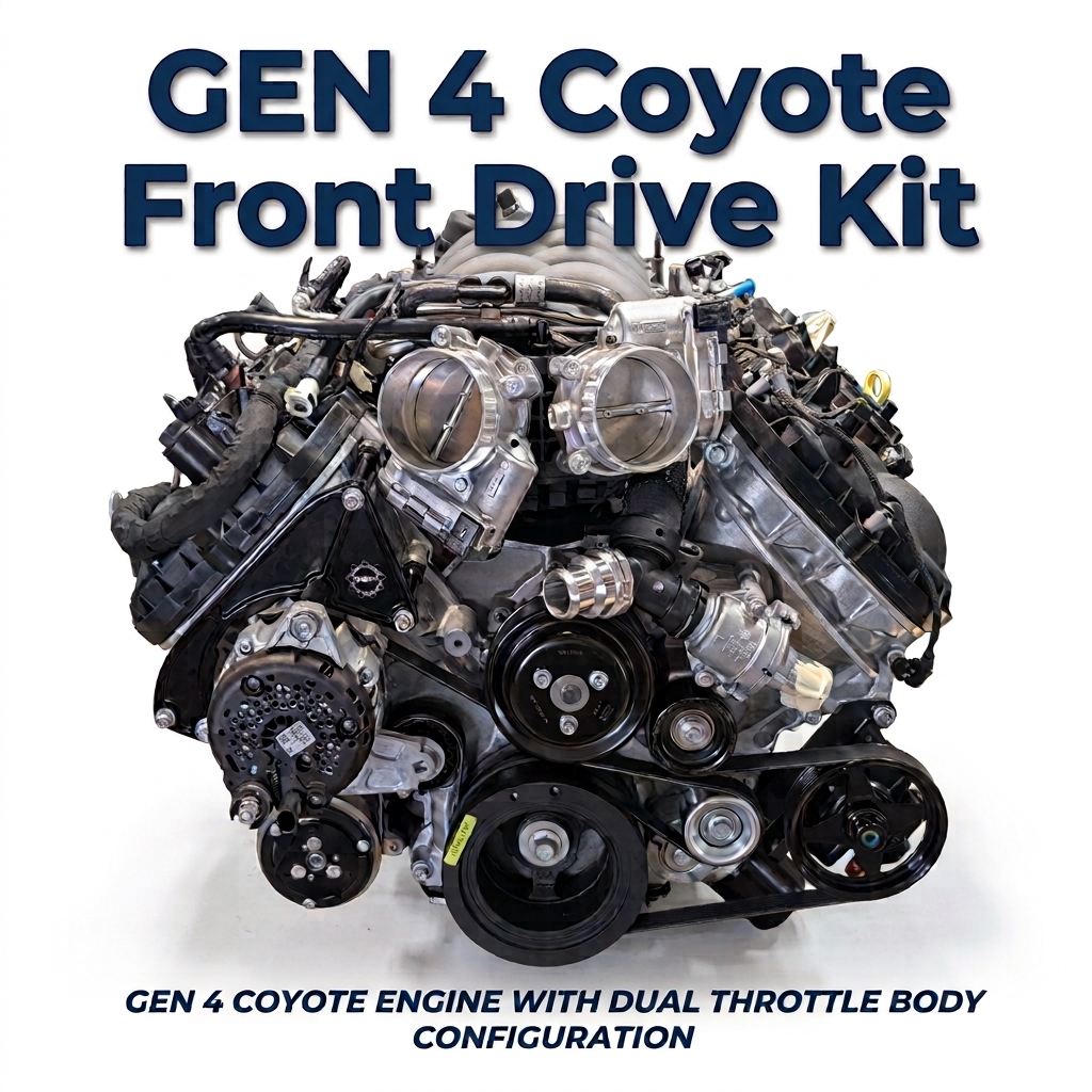 5.0 Coyote Swap Front Drive Kit for Gen 4 Engines