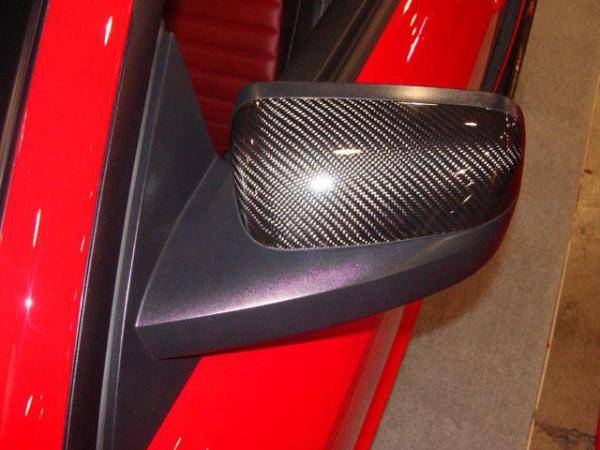 05 09 Mustang Carbon Fiber Mirror Covers