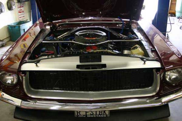 Grilleworld Stainless Steel Billet Grille Insert – Fits 1967-1968 Ford Mustang – Main Upper – Polished Chrome