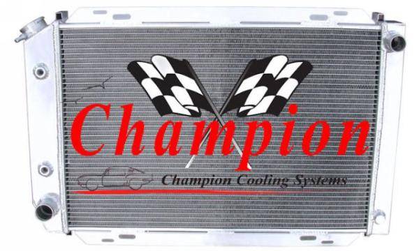 Champion 3 Row Aluminum Radiator CC138 For 1979-1993 Ford Mustang