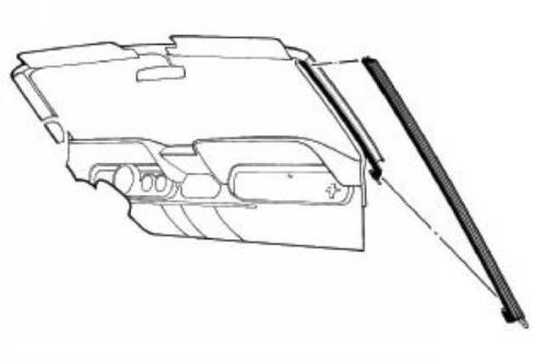 Weatherstrip - Convertible