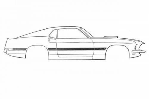 Stripe Kits - Mach 1/ Boss 351/ Rally