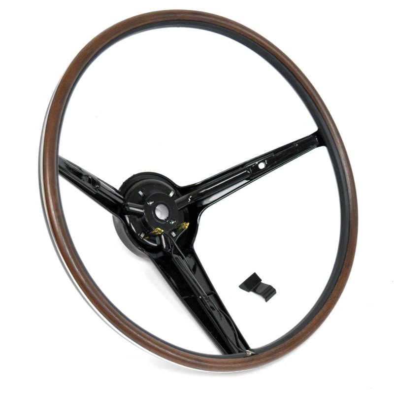 Grant 15" Pony Steering Wheel – 1970-1973 Mustang – Stainless Steel/Chrome – SP969A