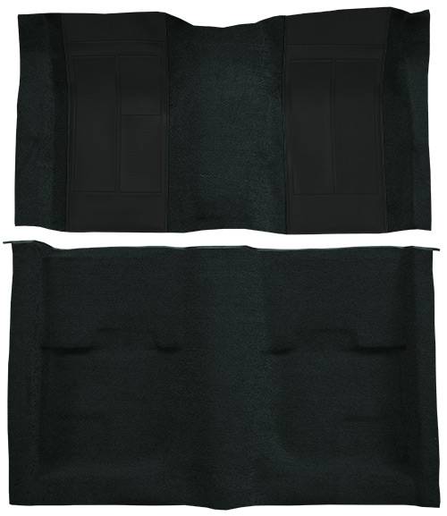 New 1969 Mach 1 Mustang Fastback Carpet Set With Floor Mat Inserts By ACC