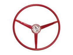Scott Drake - 1965 Mustang Standard Steering Wheel (Bright Red)