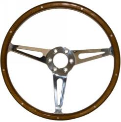 Scott Drake - 65 - 73 Mustang Corso Feroce 6 Hole Wood Steering Wheel