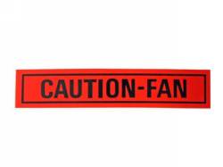 Scott Drake - 1968 - 1969 Mustang Caution Fan Decal