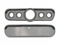 1965 - 1966 Mustang Instrument Panel & Glove Box, Brushed Aluminum