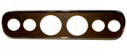 Scott Drake - 65- 66 Mustang 6 Gauge Instrument Bezel, Woodgrain