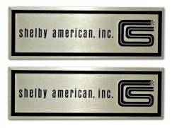 Scott Drake - 1965 - 1966 Mustang  Shelby Door Sill Scuff Plate Emblems