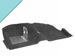 Scott Drake - 65-68 Mustang Molded Carpet Kit (Aqua)