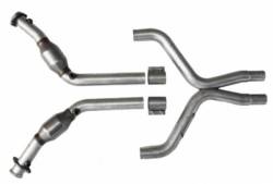 BBK Performance - 2011 - 2014 Mustang V6 BBK Exhaust X-Pipe with High Flow Cats