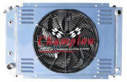 Champion Cooling - 80 - 93 Mustang Champion Fan & Shroud Kit