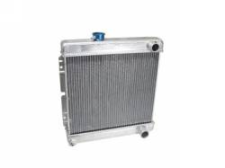 Scott Drake - 1964 - 1966 Mustang 2-Row Aluminum Radiator (for Manual Trans)