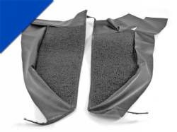 Scott Drake - 65-66 Mustang Pony Kick Panel Carpet (Bright Blue)