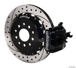 Wilwood Engineering Brakes - 05 - 09 Mustang Wilwood Rear Brake Kit, BLACK Clpr