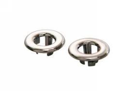 Scott Drake - 65-68, All 69-73 Mustang Lock Knob Grommets (Chrome)