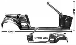 Dynacorn | Mustang Parts - 67 - 68 Mustang Convertible Quarter/Door Frame RH