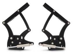 Eddie Motorsports - 67 - 68 Mustang Billet Hood Hinges- Black Anodized