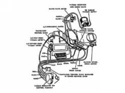 Scott Drake - 67-68 Mustang Heat - A/C Vacuum Line Hose Kit