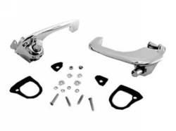 Scott Drake - 67-68 Mustang Door Handle Set (polished chrome)