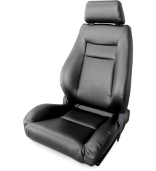 Procar - Mustang Procar Elite Seat, Black Vinyl, Left