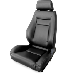 Procar - Mustang Procar Elite Seat, Black Leather, Right