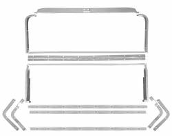 Scott Drake - 65 - 68 Mustang Fastback Rear Seat Molding Kit