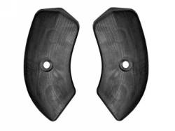 Scott Drake - 64-67 Mustang Seat Hinge Covers (Black)