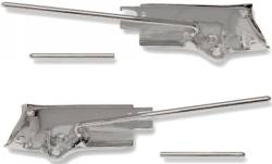 Scott Drake - 67 - 68 Mustang Convertible Visor Brackets, SATIN