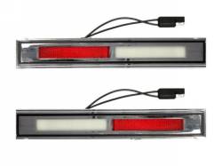 Scott Drake - 1969-1970 Mustang Deluxe Door Light Assembly (Pair)