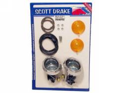 Scott Drake - 64-66 Mustang Parking Lamp Deluxe Kit