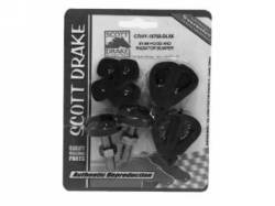 Scott Drake - 67-68 Mustang Deluxe Hood Bumper Kits