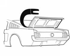 Scott Drake - 64-66 Mustang Fastback Trunk Seal