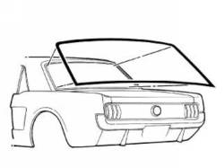 Scott Drake - 64-68 Mustang Coupe Rear Window Seal