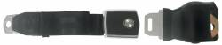 Scott Drake - 68 - 69 Mustang Concours Deluxe RETRACTABLE Seat Belt- Black