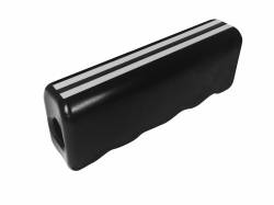 Drake Muscle Cars - 2015 - 2016 Mustang Billet Parking Brake Handle Cover- BLACK