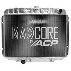 All Classic Parts - 67 - 70 Mustang V8 390/428 (70 -302/351 with A/C) Aluminum MaxCore Radiator (OE Style 2 Row Performance)