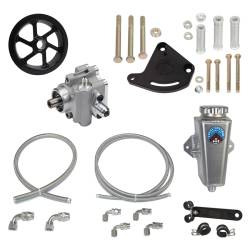 Total Control Products - 64 - 73 Mustang Remote Power Steering Sportsman Pump Kit with Serp Pulley